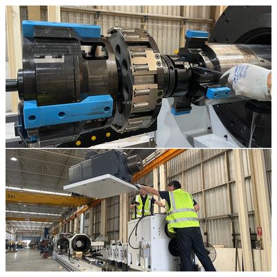 SIEMENS กระบวนการกระเจาะภายในแบบไฟฟ้า Skiving Roller Burnishing With Ultra Wide Guide Rail Design