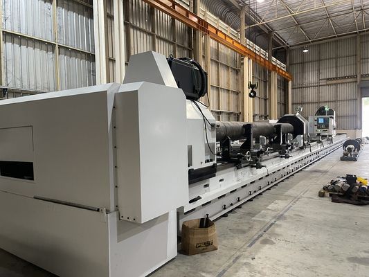 150 รอบ / นาที Skiving &amp; รอลเลอร์ เครื่องเผา ไฮดรอลิก ด้วยเส้นกว้าง boring 400mm