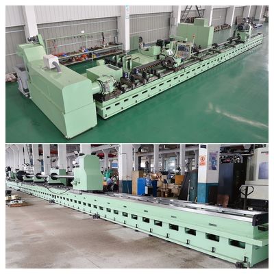 ไฮดรอลิก ซิลินเดอร์ Skiving รอลเลอร์เครื่องเผาผลาญหมุนสอง 2500mm ความยาว
