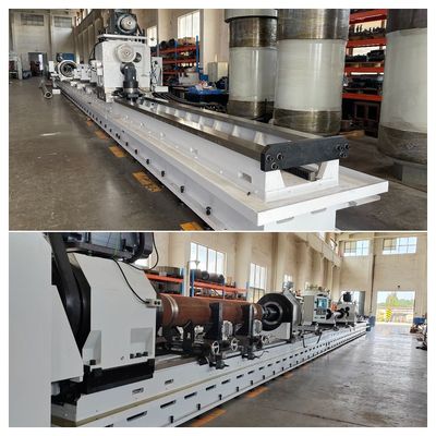 EOOE Skiving Roller Burnishing Machine With Workpiece Fixation And Tooling Rotation เครื่องจักรกลเผาผลาญม้วนที่มีเครื่องทํางานติดตั้งและเครื่องมือหมุน