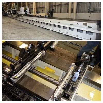 ไฮดรอลิก Skiving &amp; รอลเลอร์เครื่องเผา 5000mm / นาที สปินด์ตัดความเร็ว Feed