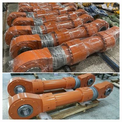 ความดันการทดสอบ 35Mpa กระบอกไฮดรอลิกขาเดินด้วย Merkel Sealing